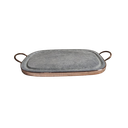 Ver imagem 1 de Grelha Retangular 25 X 37 Cm com Aro e Alças em Cobre