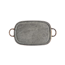 Ver imagem 2 de Grelha Retangular 25 X 37 Cm com Aro e Alças em Cobre