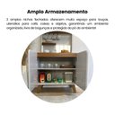 Ver imagem 6 de Cantinho do Café 2 Portas e Suporte para Xicaras Viena Off White /Cinamomo