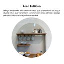 Ver mais imagens de Cantinho do Café 2 Portas e Suporte para Xicaras Viena Off White /Cinamomo
