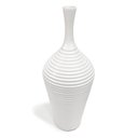 Ver imagem 1 de Vaso Garrafa Elegance Groove Decorativo 42x16cm