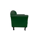 Ver mais imagens de Kit Namoradeira + 1 Poltrona Decorativa Dália Suede Verde Pés Madeira Mz Decor