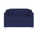 Ver imagem 1 de Namoradeira Decorativa Reforçada Recepção Suede Azul Marinho