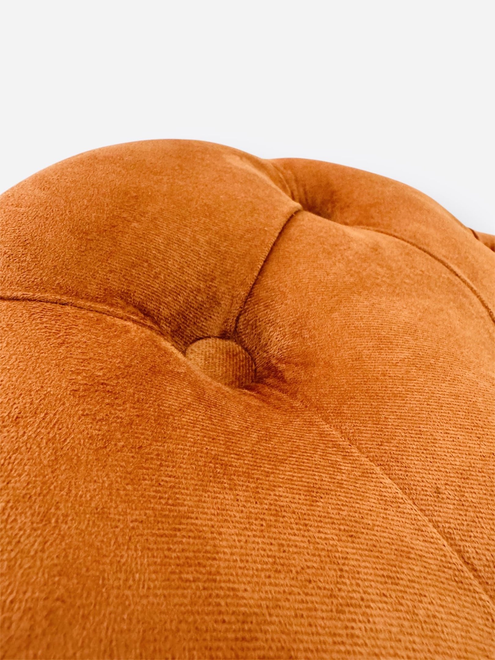Puff com Pé Palito Assento Estofado Apoio para Os Pés Premium Sala Quarto - 5