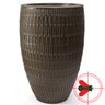 Vaso Bambu Oval Carvalho 30cm - 1