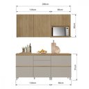 Ver imagem 4 de Cozinha 4 Peças 5 Portas 5 Gavestas Nesher Rainha 100% MDF