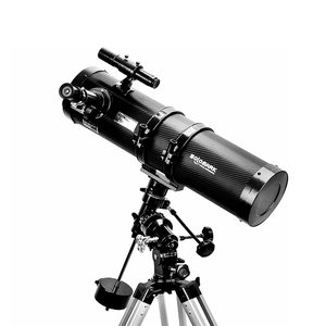 Telescópio com lente 130mm, acessórios e adaptador para SmartPhone