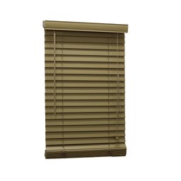 Persiana Horizontal Pvc 50mm Marfim Nude 60 (L) X 160 (A) C/ Bandô 0,60 x 1,60 Tipo Madeira - Luxo - 3