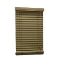 Ver imagem 1 de Persiana Horizontal Pvc 50mm Marfim Nude 60 (L) X 160 (A) C/ Bandô 0,60 x 1,60 Tipo Madeira - Luxo