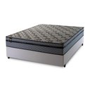 Ver imagem 5 de Conjunto Cama Box Casal c/ Molas Ensacadas Montreal Branco 138x188x64