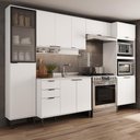 Ver imagem 1 de Armário de Cozinha Completa C Balcão Miami City Carraro Branco