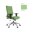Ver imagem 3 de Cadeira de Escritório Giratória Base Alumínio Diretor Infinity Star Martiflex Verde Fantasma