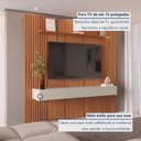Ver imagem 7 de Painel com Rack para TV até 75 Polegadas 3 Gavetas 234CMX250CM Ripado 100% MDF Apolo