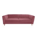 Ver imagem 1 de Sofá Chesterfield Camel 2,30m - Suede Rose / Recepção, Moveis, Sala, Decoração
