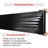 Filme Strech Tubo Rolo 500X25 Para Paletização Cargas Preto - 5