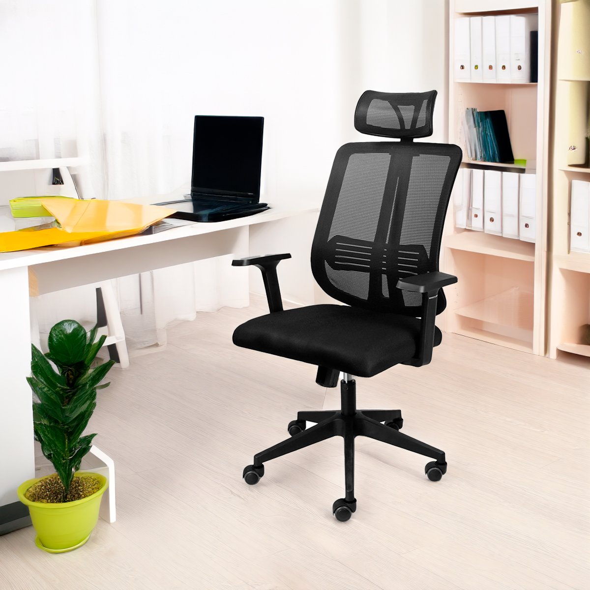 Cadeira Ergonomica Presidencial Office Go Star Plus Preta - 2