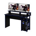 Ver imagem 5 de Mesa Gamer Multimóveis Cr25050 Preta/Azul