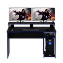 Ver imagem 2 de Mesa Gamer Multimóveis Cr25050 Preta/Azul