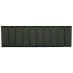Cabeceira King Modulada Reta Cama Box Veludo Verde Musgo - 3