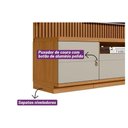 Ver imagem 2 de Estante P- Sala até 75 Pol Ouro Preto Ripado C- 2gav. 2ptas. 4prat. e Leds 224x198cm Nature-off