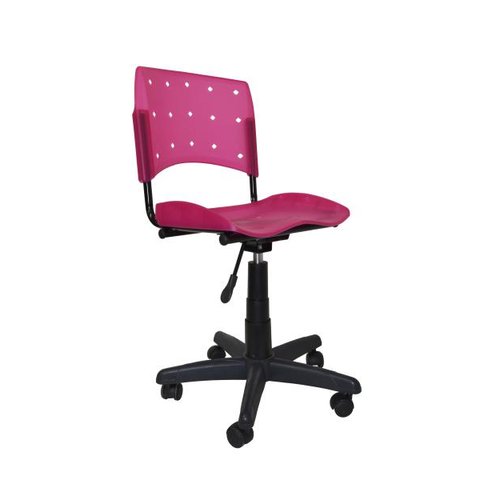 Cadeira Giratoria Ergoplax Secretaria - Pink