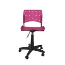 Ver imagem 2 de Cadeira Giratoria Ergoplax Secretaria - Pink