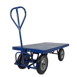 Carro Plataforma com Tampo em Aço 450kg C-128-d - 1