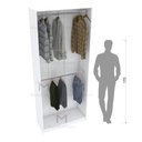 Ver imagem 6 de MÓDULO CLOSET CABIDEIRO M220.2021.B (CASA, LOJA) MUNDI MOVEIS