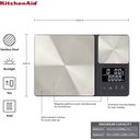 Ver imagem 2 de BALANÇA CULINÁRIA DIGITAL DUPLA KITCHENAID 5KG/500G KQ909G