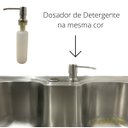 Ver imagem 3 de Cuba Dupla Gourmet em Aço Inox Escovado Com Acessórios 78x43cm
