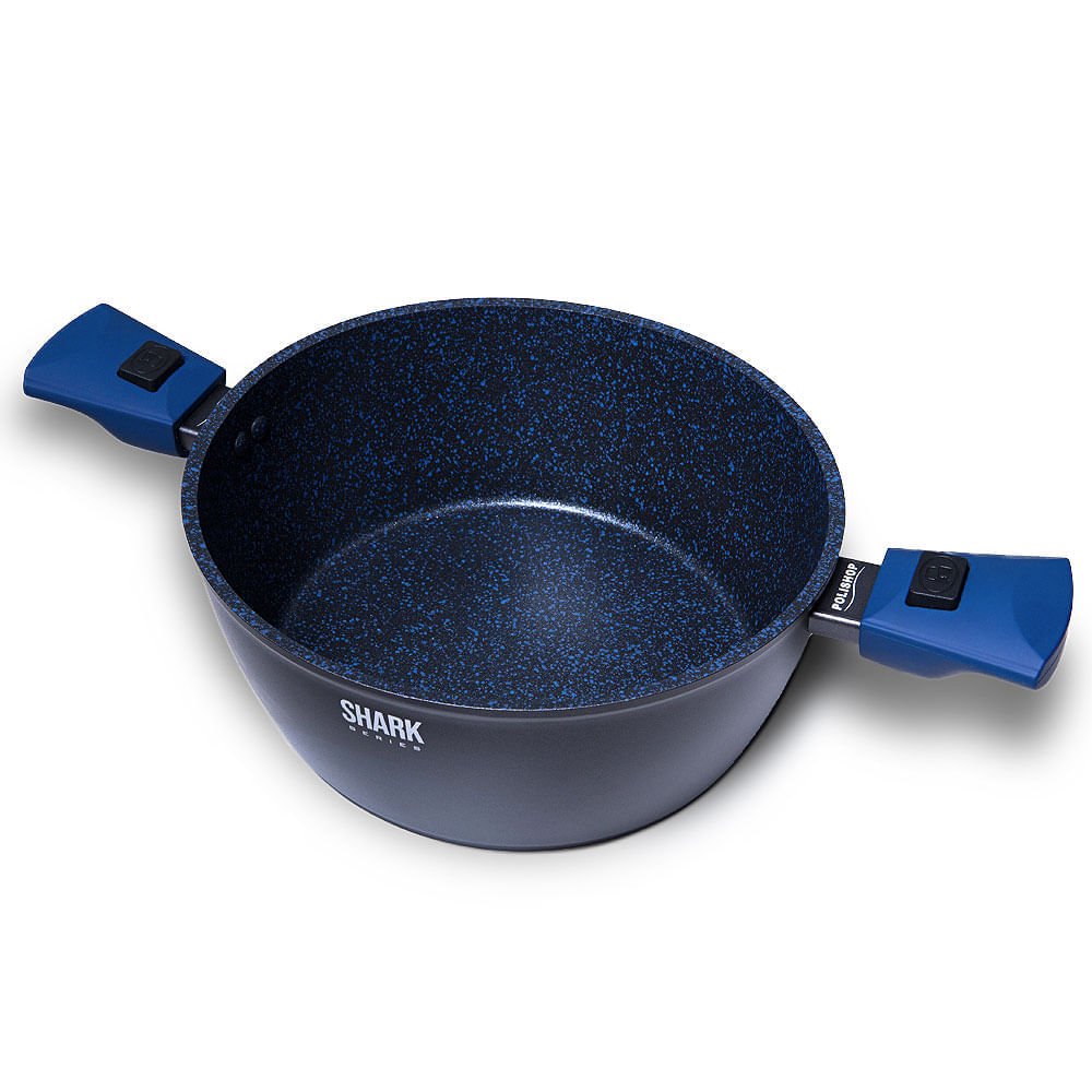 Panela Family Size 24cm Ichef Ultra Polishop Shark Series - Azul | Ichef
