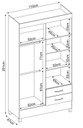 Ver imagem 4 de Guarda Roupa Solteiro Astro 110cm 4 Portas 2 Gavetas - Amendola Touch/Off White Demóbile