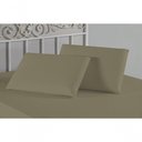 Ver imagem 4 de Kit Fronhas Nobre 2 Peças 50cm X 70cm Malha 100% Algodão - Avelã