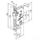 Ver imagem 2 de Fechadura Pado 325/881 Externa Magnum Espelho Branco