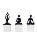 Ver imagem 1 de Decoração Trio Esculturas Yoga em Mármore Mart 21917