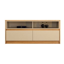 Rack Bali 135cm com 2 Gavetas em Mdp/mdf Valdemóveis - 1