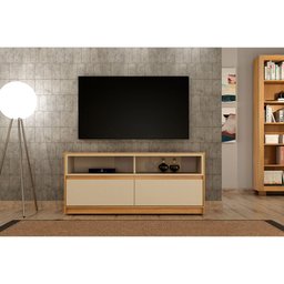 Rack Bali 135cm com 2 Gavetas em Mdp/mdf Valdemóveis - 2