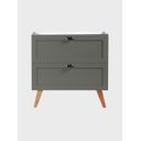 Ver imagem 1 de Gabinete para Banheiro 80cm Retro MDF Verde  Milano - On Móveis