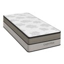 Ver imagem 1 de Colchão Solteirão Sr Life Comfort Clean Molas Ensacadas Espuma D33 96x203x28cm Bege