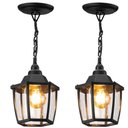 Ver imagem 3 de Kit 2 Luminárias Teto 40cm E27 Pendente Dital Preto Heritage Bivolt Cozinha Sala Estar Jantar