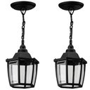Ver imagem 1 de Kit 2 Luminárias Teto 40cm E27 Pendente Dital Preto Heritage Bivolt Cozinha Sala Estar Jantar
