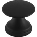 Ver imagem 1 de Puxador 199 Tucson Ponto Preto Fosco para Móveis Armários e