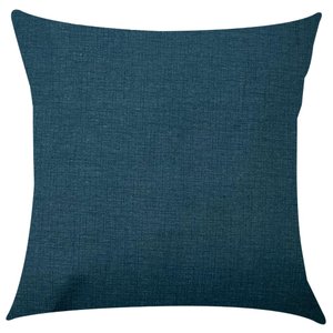 Capa de Almofada Liso Azul Prussiano Impermeável 45x45cm