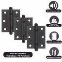 Ver imagem 2 de Dobradiça com Rolamento Concept 3530 Pado Preto Texturizado