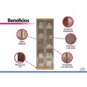 Ver imagem 5 de Closet Guarda Roupa Modulado 2 Ptas Rizon Cinam N. Horizonte