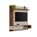 Ver imagem 4 de Painel Home TV Alvorada 132cm Freijó Off White para Sala