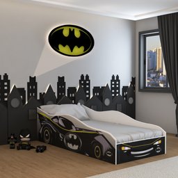 Cama Infantil Car Fantasy Preto - Panorama Móveis - 1
