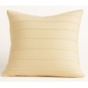 Ver imagem 1 de Cópia - Capa de Almofada Quadrada - Drapeada em Veludo 100% - Cor- Off- White