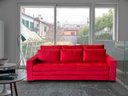 Ver imagem 1 de Sofá Cama Bx04_mm com 2.20m que Se Transforma em Cama Resistente e Confortável em Sued