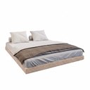 Ver imagem 6 de Cama Box Queen Osaka Flutuante Estilo Japonesa 158x198 Base Estofada Bouclê Capuccino - Desk Design